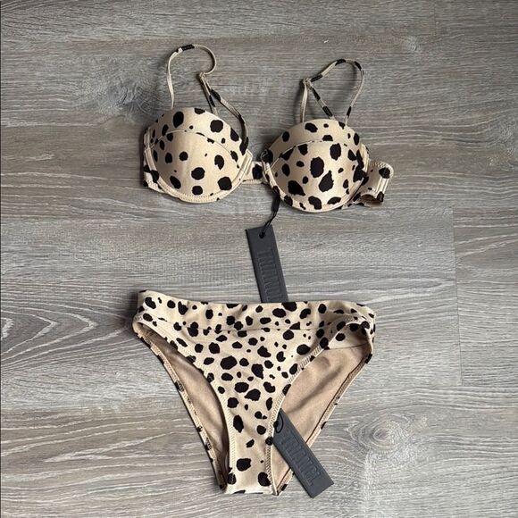 NEW TRIANGL RHIAN CHEETAH SWIMSUIT SET XS - Picture 2 of 12